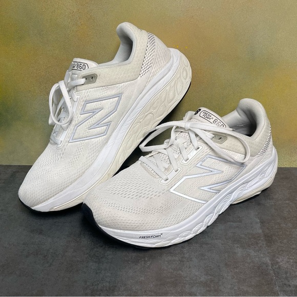 New Balance Fresh Foam X 860v14 Women's White Running Shoes Size 10.5B - Picture 14 of 16